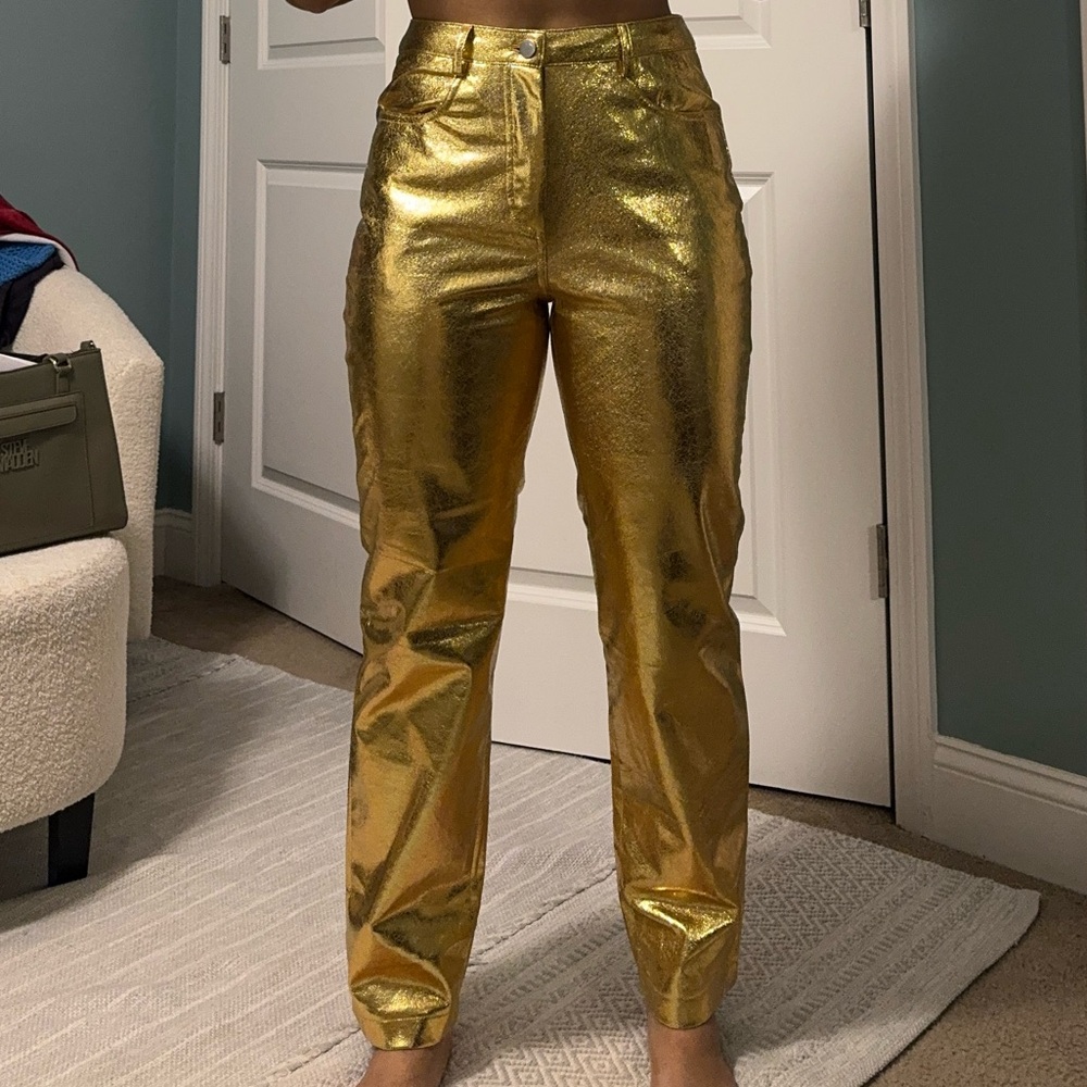 Gold pants
